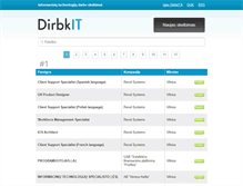 Tablet Screenshot of dirbkit.lt